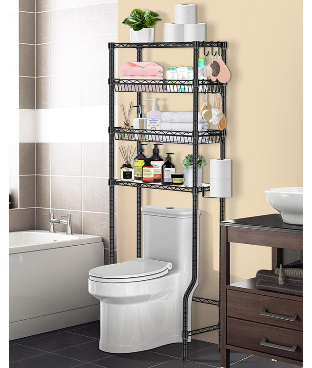 Rebrilliant Myrrin Metal OvertheToilet Storage Wayfair Canada